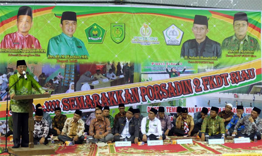 Buka Porsadin II, Bupati Wardan Tegaskan Komit Dukung Pendidikan Diniyah
