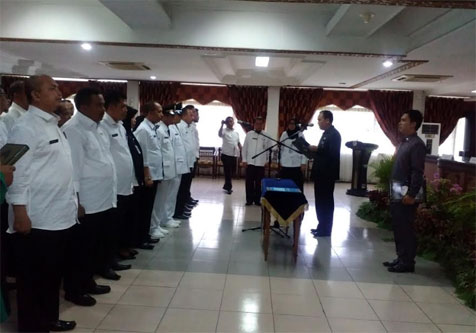 Setko Pekanbaru Lantik 31 Pejabat Eselon III Dan IV