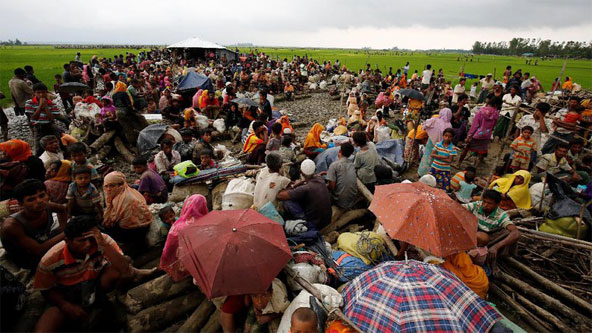Bantuan untuk Rohingya Diblokir