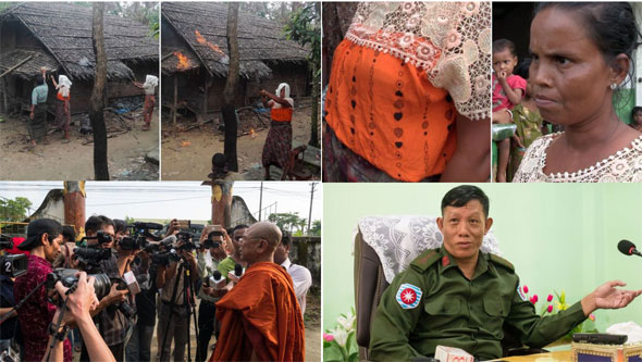 Krisis Rohingya: Apa yang Dipergoki Wartawan BBC di Desa-Desa yang Terbakar Itu?