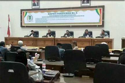 DPRD Sahkan Ranperda RPJMD Inhil Tahun 2013-2018
