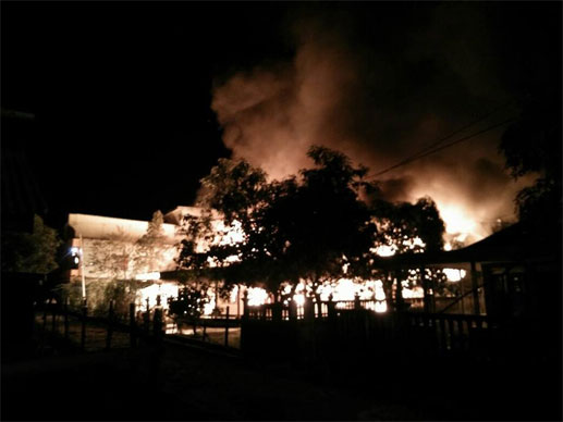 3 Rumah di Meranti Ludes Terbakar, Dua Balita Tewas dan Seorang IRT Tewas
