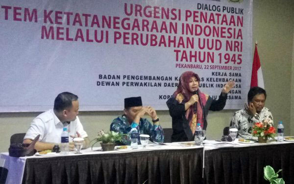 Anggota DPD RI Gelar Dialog Publik, Kinerja Wako Pekanbaru Disorot