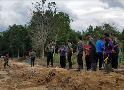 Danrem 031 Wirabima Tinjau Cetak Sawah Baru Di Desa Batu Rijal Hilir