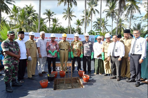 Ponpes Anwarul Ulum Inhil Terima CSR Dari Bank Riau Kepri