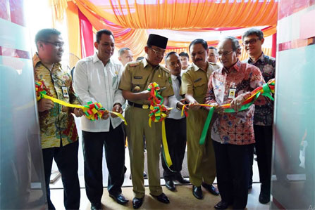 Bupati Inhil Resmikan Kantor Cabang BRK Tembilahan Yang Baru