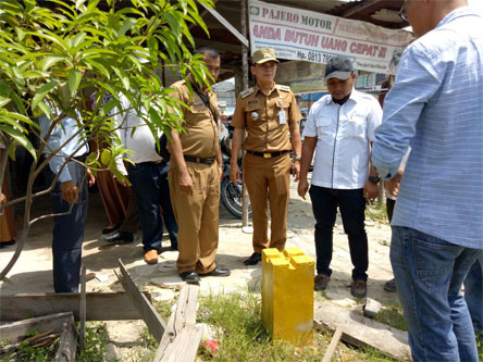 Pemindahan Tiang Listrik Di Simpang Garuda Sakti Segera Rampung