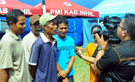 Masyarakat Korban Banjir Merasa Terbantu Atas Perhatian Pemkab Inhil