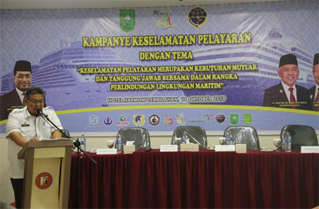 Buka Kampanye Keselamatan Pelayaran, Ini Kata Bupati Inhil