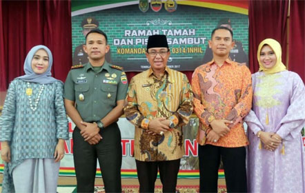 Bupati Inhil Hadiri Pisah Sambut Dandim 0314/Inhil
