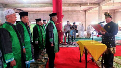Bupati Wardan Bai’at Dewan Dan Majelis Hakim MTQ Ke-47 Inhil
