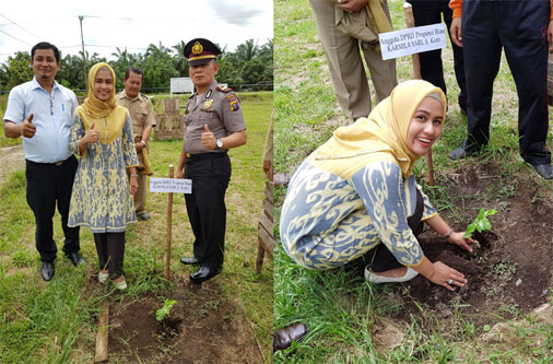 Sosialisasi Perda dan Serahkan 10 Ribu Bibit Pohon ke Rantau Kopar