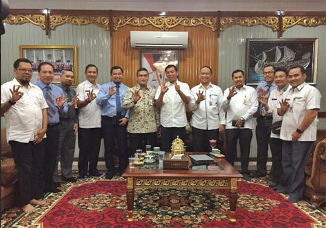 Walikota Firdaus MT Gandeng Bank Riau Kepri Dukung Smart City