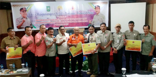 Tim Reaksi Cepat BPBD Inhil Raih Prestasi di Pekan Pengurangan Resiko Bencana