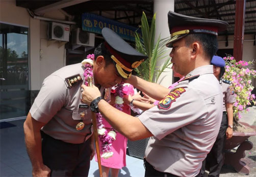 AKBP Dolifar Manurung Akhiri Tugas Sebagai Kapolres Inhil