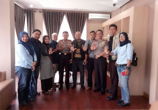 Kapolda-Forum Pemred Riau Serukan Tolak Hoax & Konten Negatif