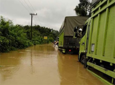 Akibat Banjir dan Longsor, Jalur Lintas Riau Sumbar dialihkan Lewat Kiliran Jao