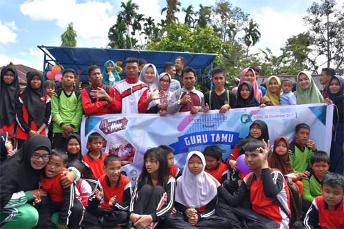 Semarak Hari Jadi ke-31, SLB Bengkalis Dikunjungi Sejumlah Guru