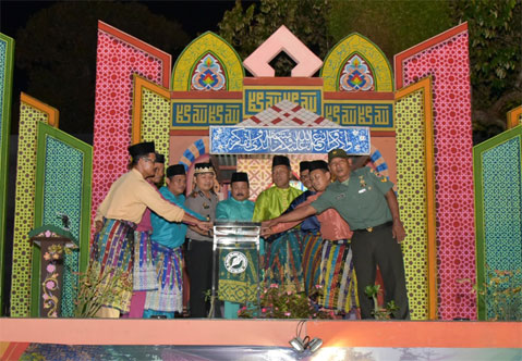 Asisten II Setdakab Bengkalis Buka MTQ Ke-4 Desa Simpang Ayam 2017