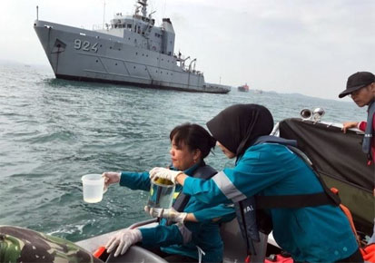 Bakamla RI Laksanakan Operasi Khusus Antisipasi Pencemaran Laut