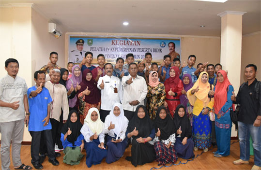 Dinas Pendidikan Bengkalis Taja Pelatihan Kepemimpinan Bagi Ketua OSIS