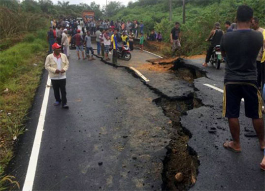 Pasca Amblasnya Akses Jalan Menuju Candi Muara Takus, Kejati Riau Janji Usut Tuntas