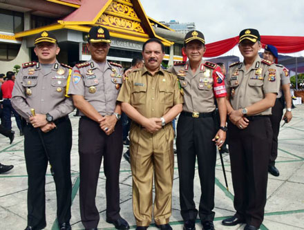 Sekda Inhil Hadiri HUT Satpam Ke-33 Tingkat Provinsi Riau