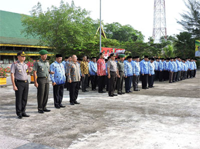 Dandim 0314/Inhil Hadiri Upacara Hari Kesadaran Nasional
