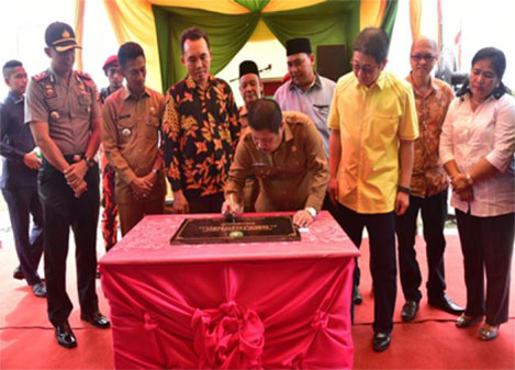 Resmikan PKS, Bupati Bengkalis Ajak PT SSP Keluarkan Dana CSR