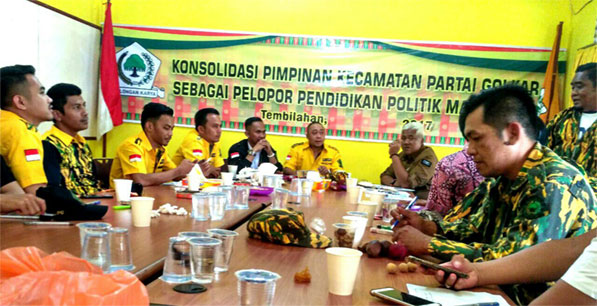 Menangan AYO Bersama HM Wardan-SU, AMPG Riau dan Inhil Gelar Rapat Konsolidasi