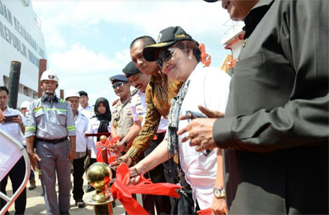 Kepala Bakamla RI Resmikan Kapal Terbesar Karya Anak Bangsa