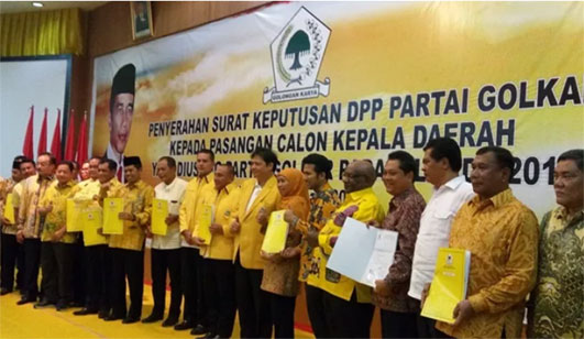 Khofifah, Letjen Edy hingga Deddy Mizwar Terima Rekomendasi Golkar Maju Pilkada Serentak