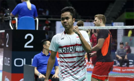 Anthony Ginting Tampil sebagai Juara Indonesia Masters 2018