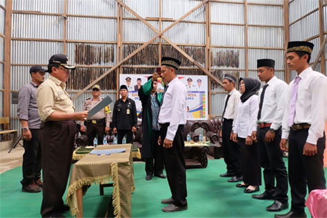 Lantik BPD Desa Idaman, Bupati: Bangun Sinergitas Dengan Kepala Desa