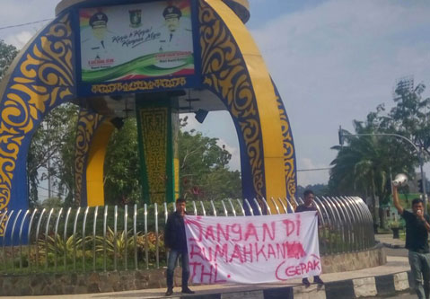 GERAK Kutuk Wacana Pemkab Kampar Merumahkan THL