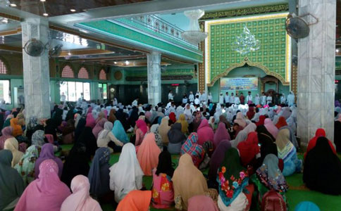 Launching Akbar DDSQ, Seribu Anak dan Ortu Kumpul di Masjid Istiqomah