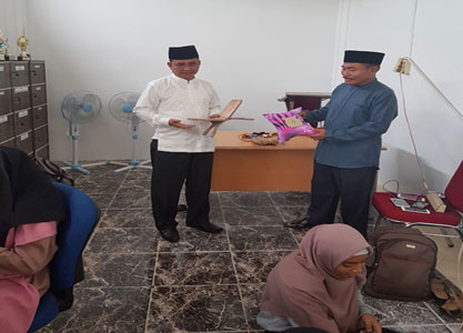 Ketua Kwarcab Rohil Tinjau Hasil Kerajinan Pramuka Bangko