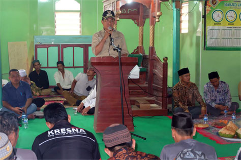 Bupati Inhil Buka Musabaqah Al-Barzanji Desa Kelumpang