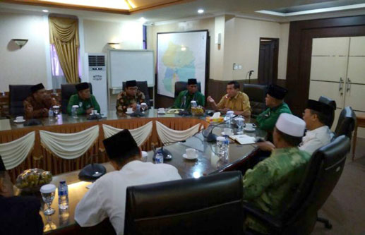 Akan Bangun Kampus, Walikota Pekanbaru Silaturahmi Dengan PWNU Riau