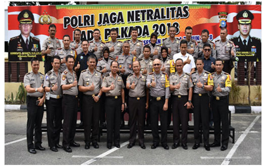 Tim Pamatwil Mabes Polri Kunjungi Polresta Pekanbaru