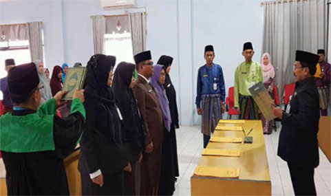 Lima Pejabat Auditor Inspektorat Bengkalis dilantik