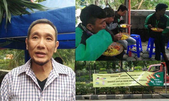 Cerita Pengusaha Mualaf Sedekah Jual Nasi Kuning