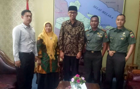 STIE Syariah Bengkalis dan Kodim 0303 Jalin Kerjasama Bidang Pendidikan