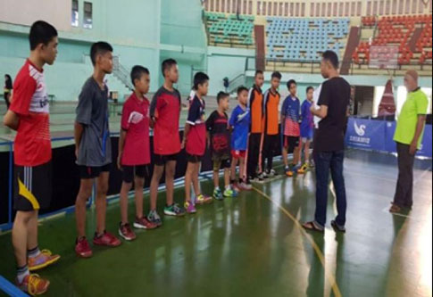Bengkalis Seleksi Atlit Tenis Meja POPDA 2018