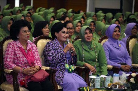 Ketum Dharma Pertiwi: Anggota Persit KCK Harus Peka Terhadap Bahaya Narkoba