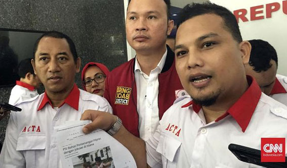 ACTA Laporkan Pertemuan PSI-Jokowi dengan Bukti Berita Online