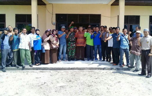 Koramil 11/Tambusai Siapkan Desa Bangun Jaya Mengikuti Lomba Desa PHBS Nasional