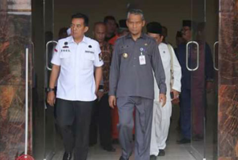 Bangunan Sport Center Tenayan Raya Hampir Rampung