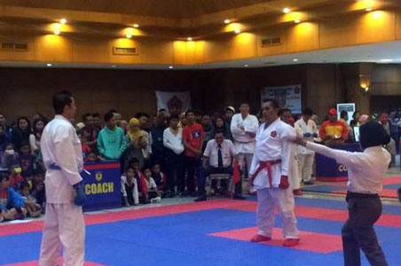 Riau Berharap Juara Umum Kejurnas Karate Piala Mendagri Di Kota Palu
