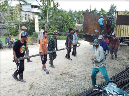TMMD Ke-101 Kodim Inhil, Wujud Kemanunggalan TNI Dengan Rakyat